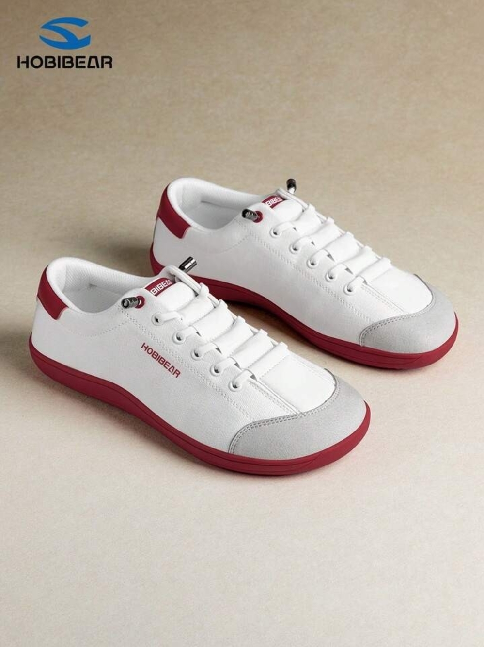 Hobibear Sorrel White Minimalist Barefoot Casual Sneakers EU 40 US W8.5-9 / M7-7